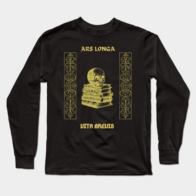 Dark academia Long Sleeve T-Shirt by vaporgraphic